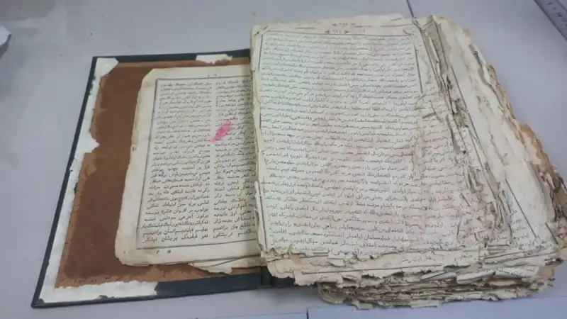 Manuscripts and books dating back to XVIII-XX centuries found in house attics in Kazakhstan