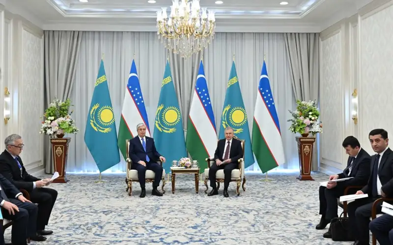 Касым-Жомарт Токаев и Шавкат Мирзиёев