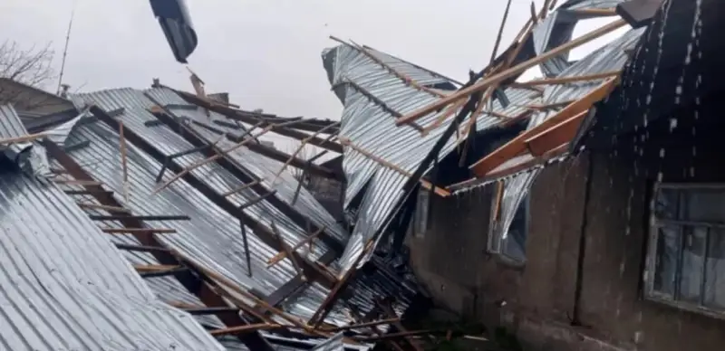 Ураган, Кыргызстан, Бишкек, шторм, буря