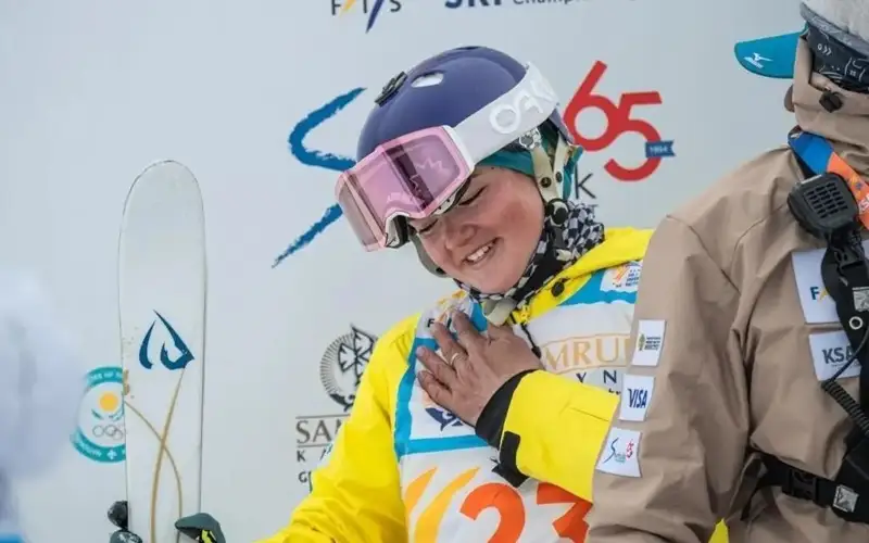 Anastassiya Gorodko claims gold at 2024 FIS Freestyle Junior World Champs