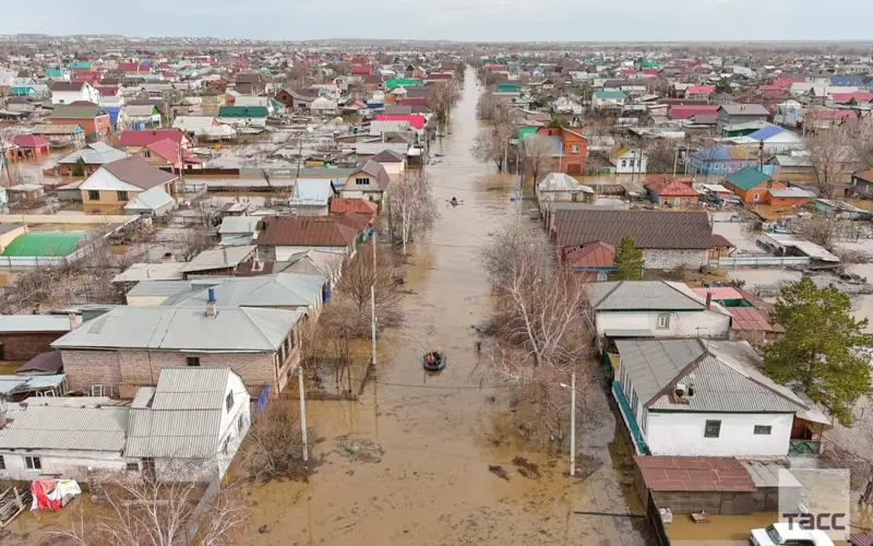 Последствия прорыва дамбы в Оренбургской области