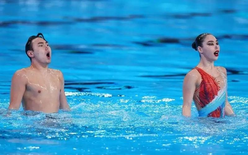 Наргиза Болатова и Эдуард Ким 