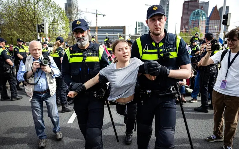 Арестована активистка в области защиты экологии Грета Тунберг