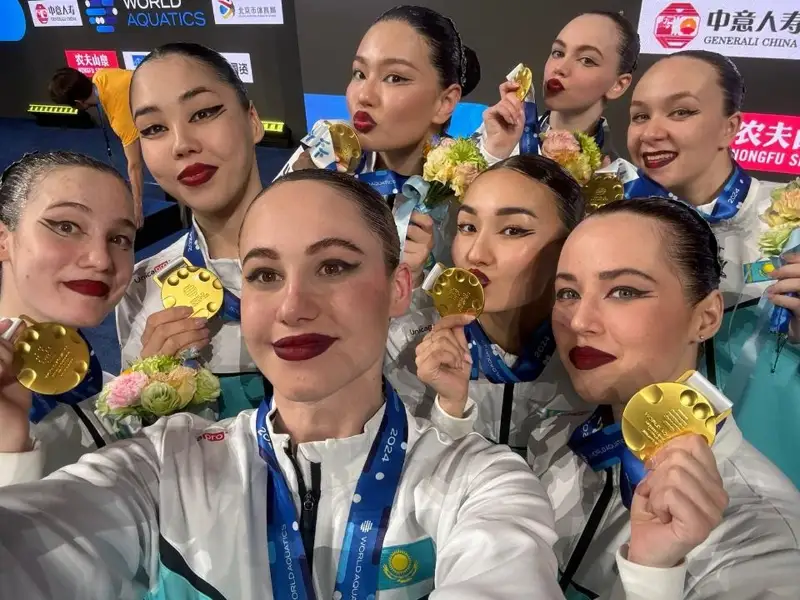Сборная Казахстана по артистичному плаванию выиграла этап Кубке мира в Пекине
