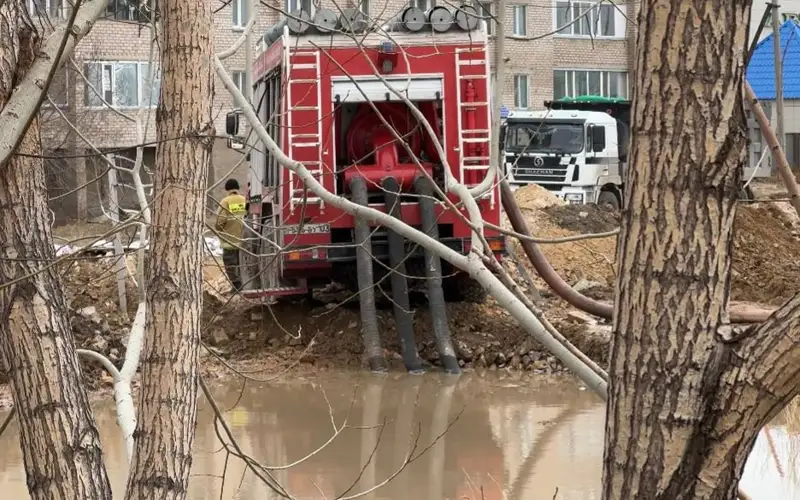 Уровень воды в реке Кылшакты вновь поднялся в Кокшетау