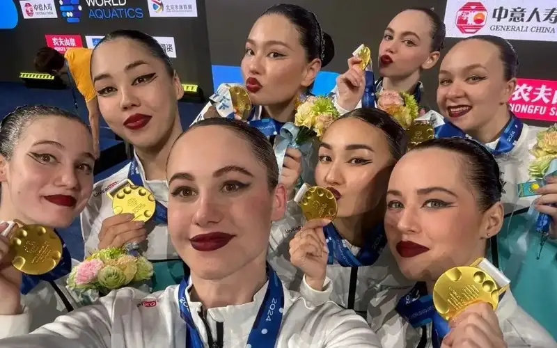 Kazakhstan wins gold at World Aquatics Artistic Swimming World Cup opening leg