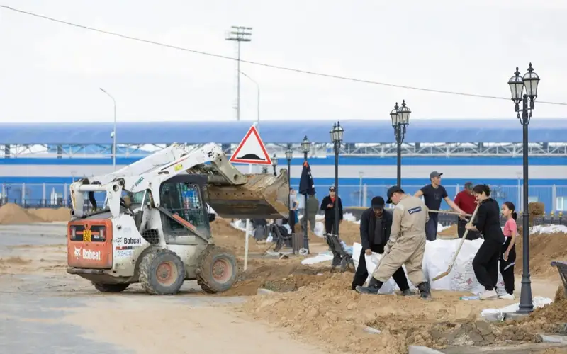 Паводки в Атырау