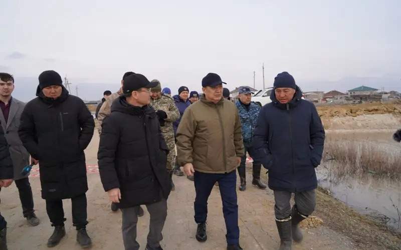 Аким Акмолинской области Марат Ахметжанов ознакомился с ходом работ в селе Тайтобе