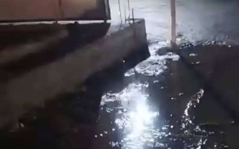 Подземные воды затопили улицы поселка в Алматинской области