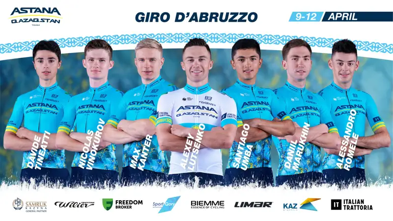 Astana Qazaqstan Team reveals roster for Giro d’Abruzzo 2024