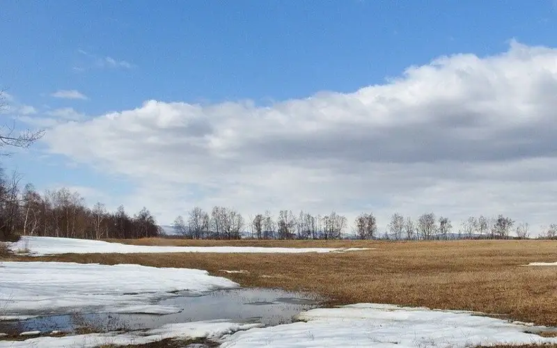промерзание почвы 