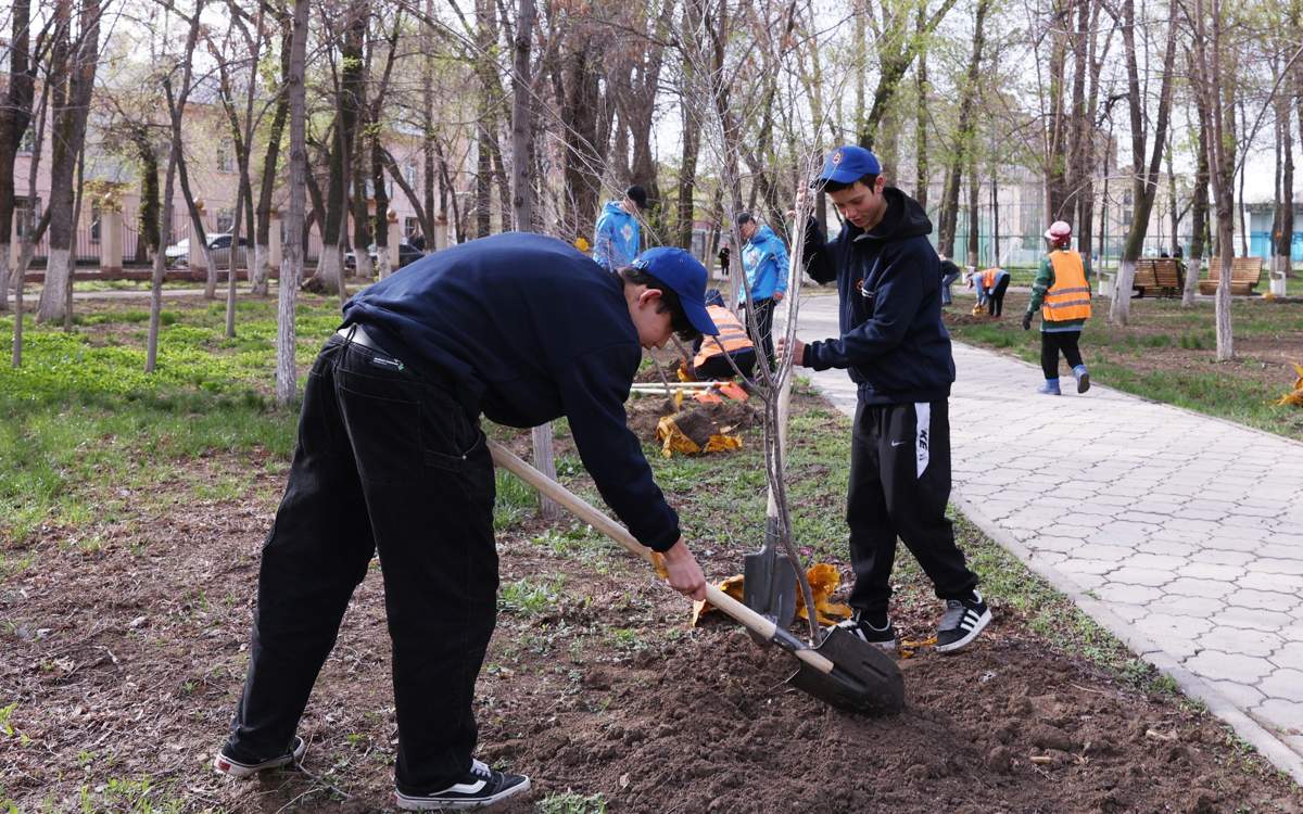 В Жамбылской области стартовала экологическая акция «Таза аула. Таза өлке.  Таза ел!»