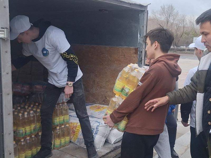 Караганда гуманитарная помощь