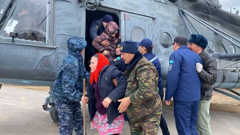 45 домов подтоплено в Буландынском районе Акмолинской области