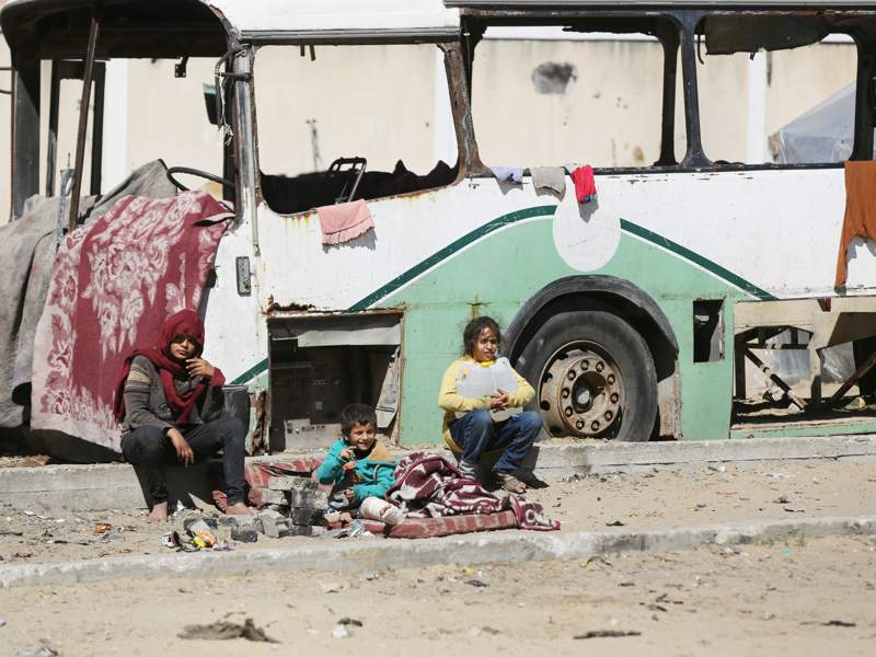 сектор Газа, Палестина, дети, голод, беженцы, мигранты