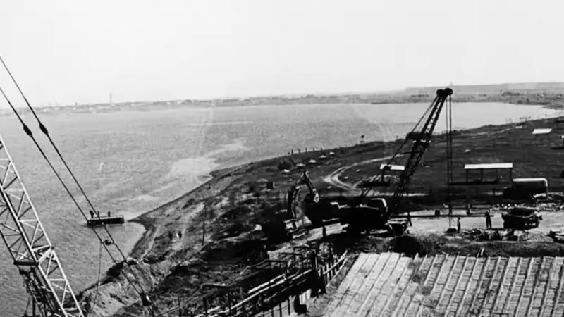 Строительство канала "Иртыш-Караганда"