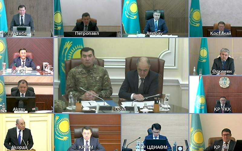 Касым-Жомарт Токаев провел заседание оперштаба Касым-Жомарт Токаев провел заседание оперштаба
