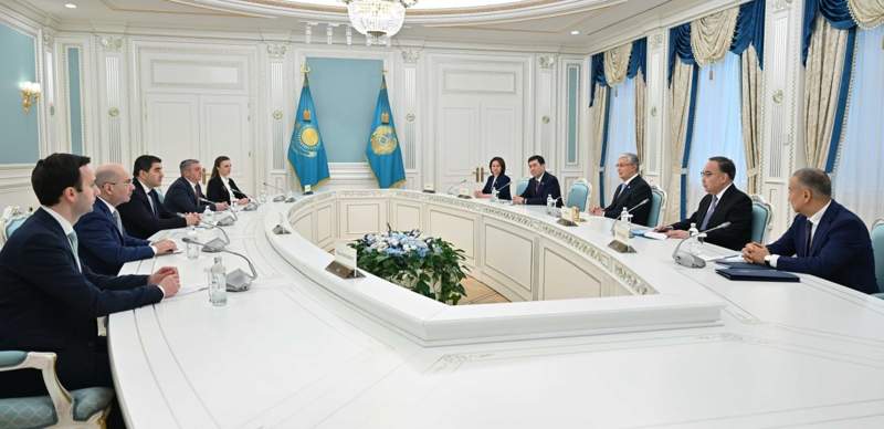 Глава государства принял председателя Парламента Грузии Глава государства принял председателя Парламента Грузии