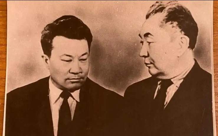 Каныш Сатпаев и Шафик Чокин. 1959 год Каныш Сатпаев и Шафик Чокин. 1959 год