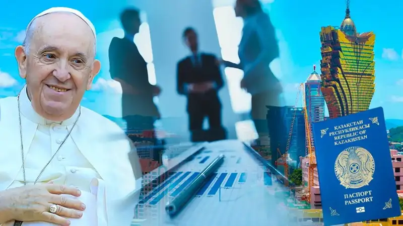 Қозоғистон жаҳон ОАВларида: сув тошқинлари, Рим Папасининг мурожаати, Макао билан визасиз режим