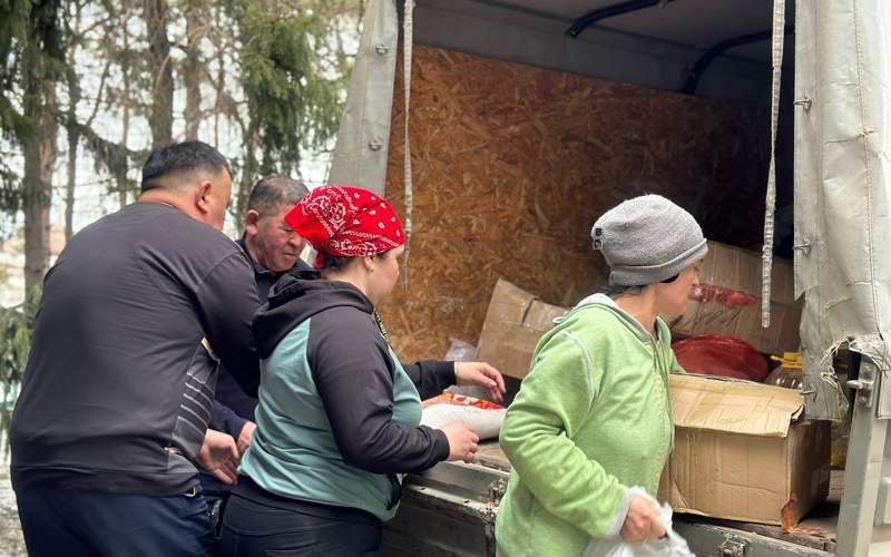 15 тонн гуманитарной помощи получили жители Буландынского района