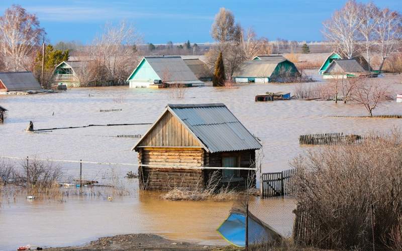 Паводок в Атбасаре