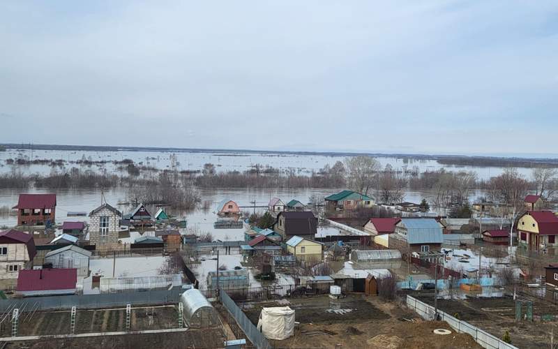 Въезд в Петропавловск временно закрыли из-за перелива