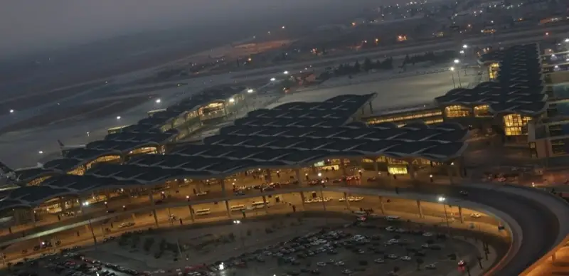 аэропорт корлевы Алии, Амман.