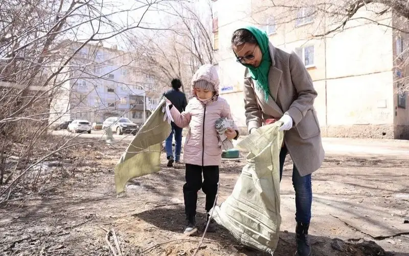 В Темиртау проходит акция «Таза Қазақстан»