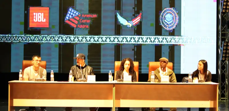 Guests of the festival from the United States. Photo credit: Arman Aisultan/ Kazinform