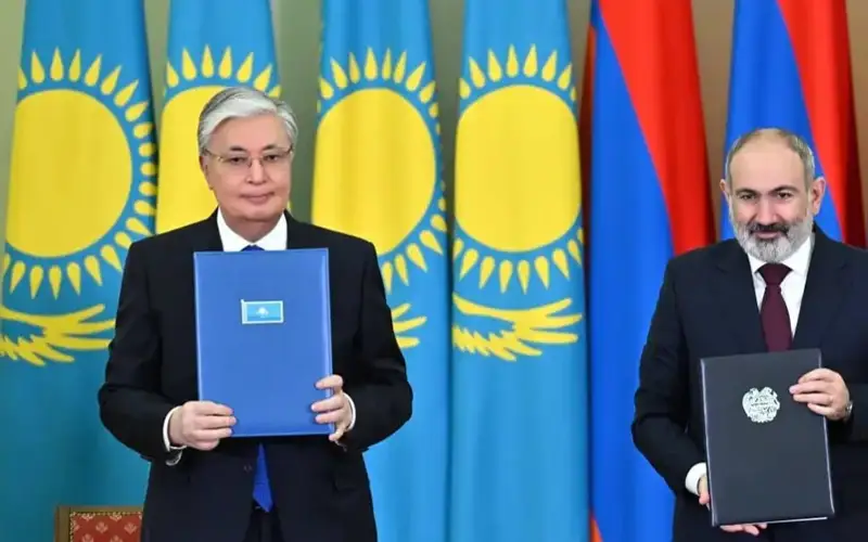 Kazakh President, Armenian PM sign several bilateral documents
