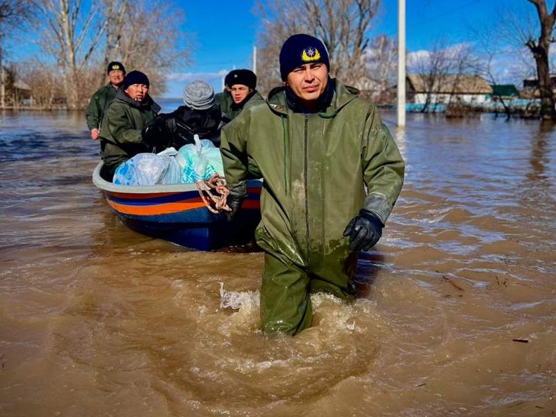 Паводки в Астараханком районе Акмолинской области