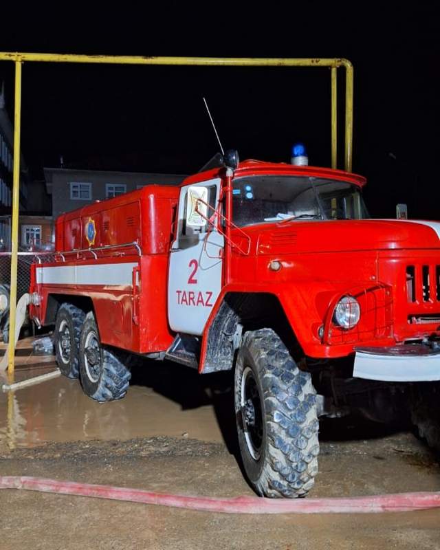 Село Жасоркен подтопило в Жамбылской области