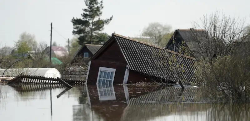 Россия, паводок, талые воды, подтопления, наводнение, Урал, Оренбург