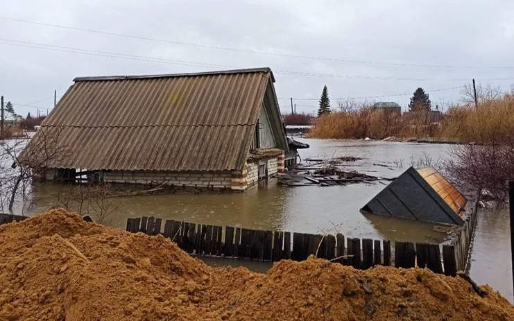 Россия, Курганская область, паводки, подтопления, наводнение, талые воды