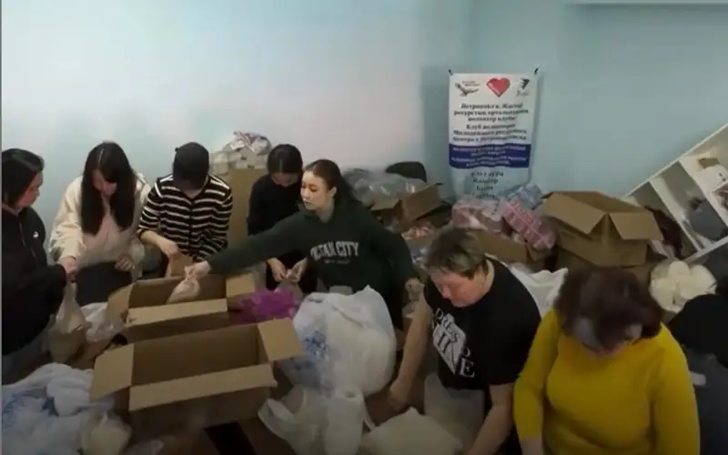 В Петропавловске работают пункты выдачи гуманитарной помощи