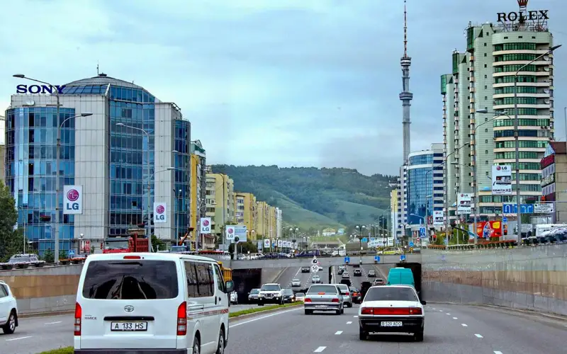 Алматы, дорога