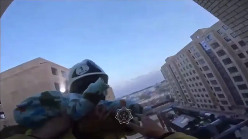 Спасение трехмесячного малыша при пожаре в Атырау 