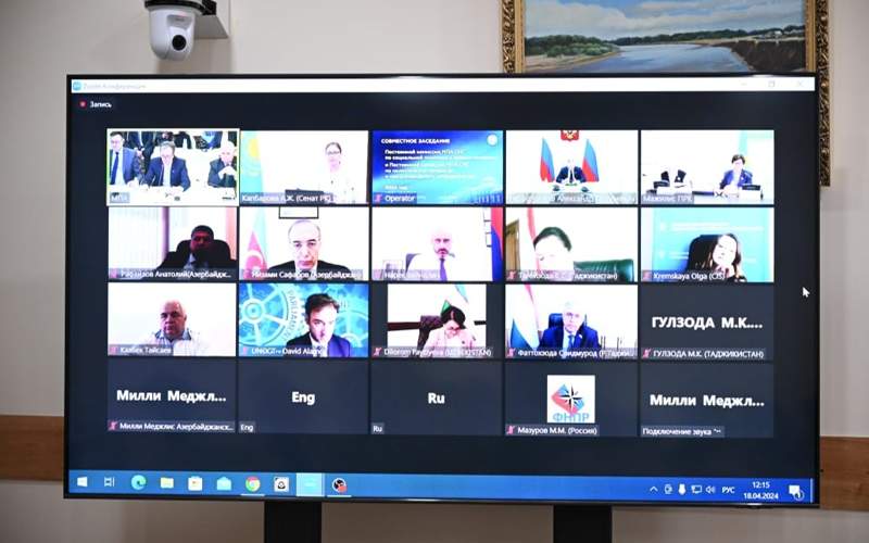 Сенаторы приняли участие в заседаниях постоянных комиссий МПА СНГ