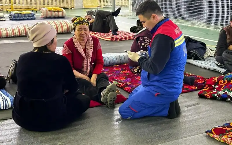 Floods hit Kazakhstan 