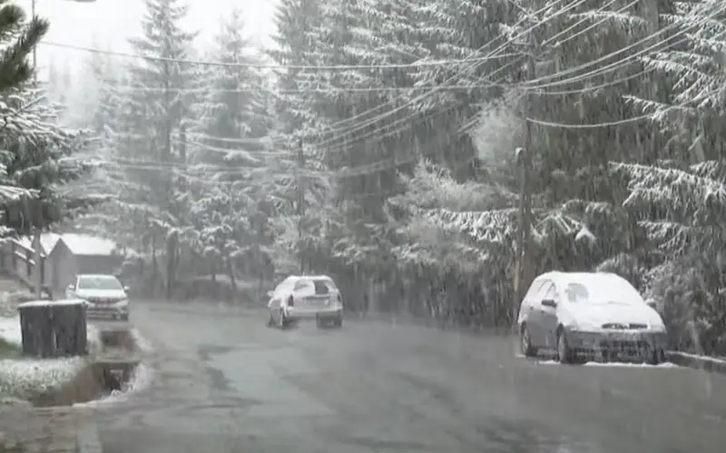 снег, Румыния