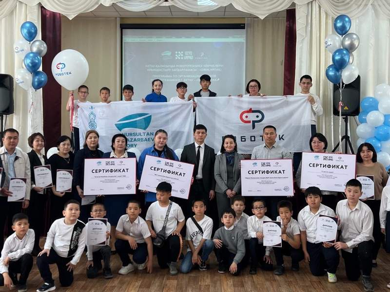 Для 1250 учеников Актау, Костаная и Кызылорды проведены бесплатные курсы по робототехнике Для 1250 учеников Актау, Костаная и Кызылорды проведены бесплатные курсы по робототехнике