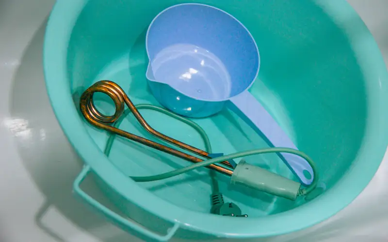 без горячей воды