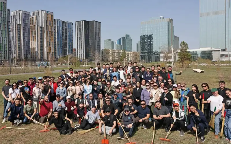 ҚР Президентининг Телерадиокомплекси жамоаси “Таза Қазақстан”  экологик акциясида иштирок этди 