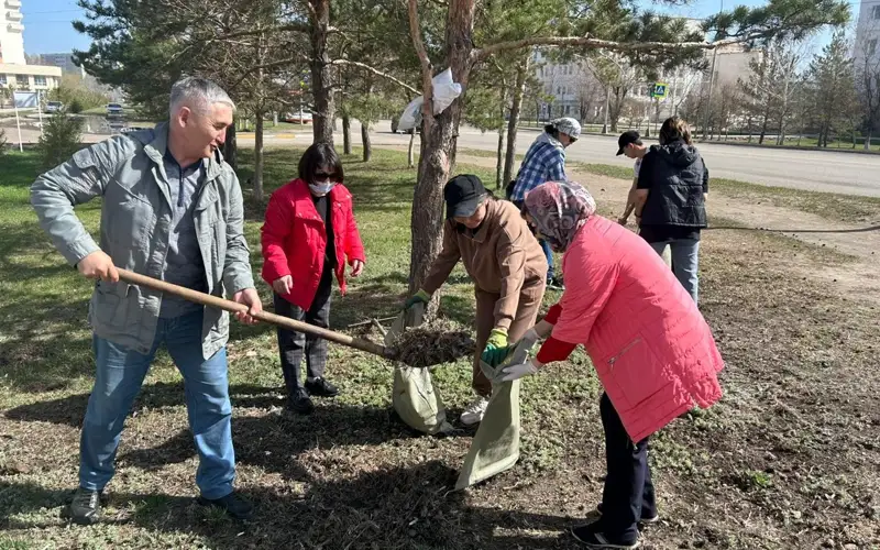 Субботник в рамках акции «Таза Қазақстан» прошел в Кокшетау