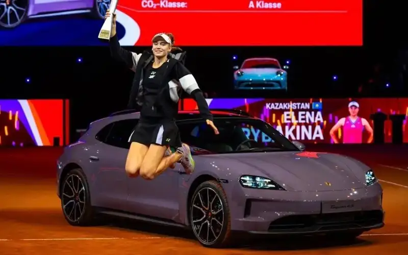 Elena Rybakina wins carrier’s 8th WTA title and Porsche