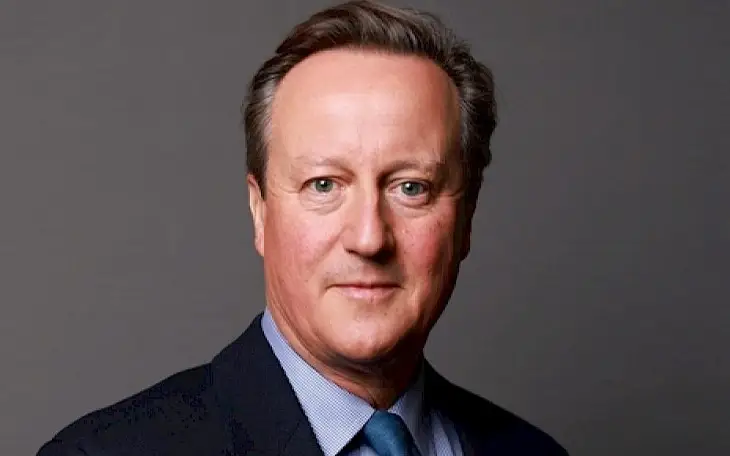 British Foreign Secretary David Cameron 