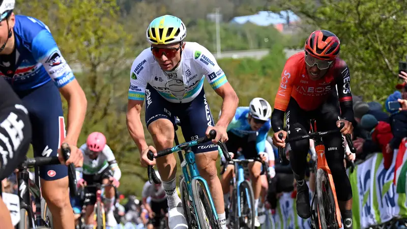 Astana’s Alexey Lutsenko takes 8th at Liège-Basogne-Liège