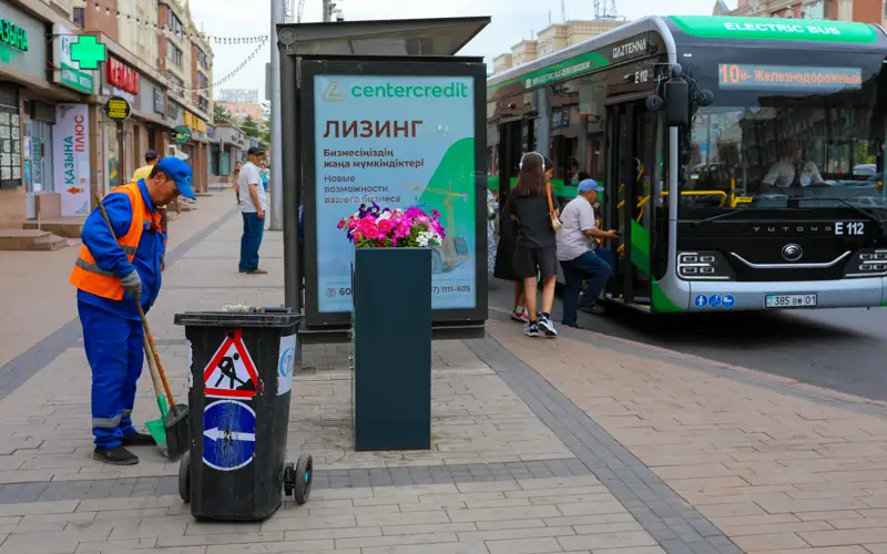 Еще 40 новых автобусов запустили в Астане