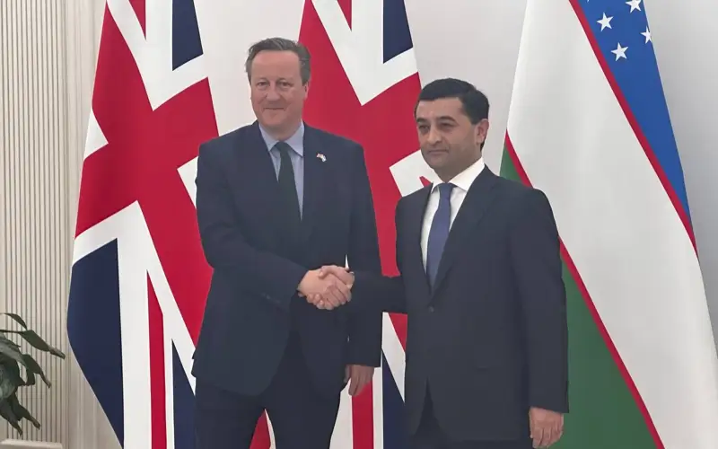 Дэвид Кэмерон и  Бахтиёр Саидов